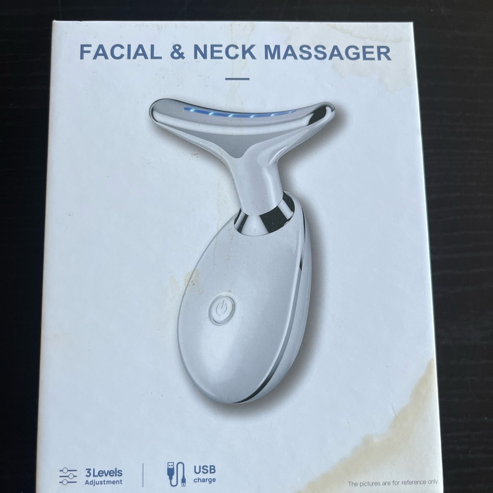 Facial & Neck Massager - White
